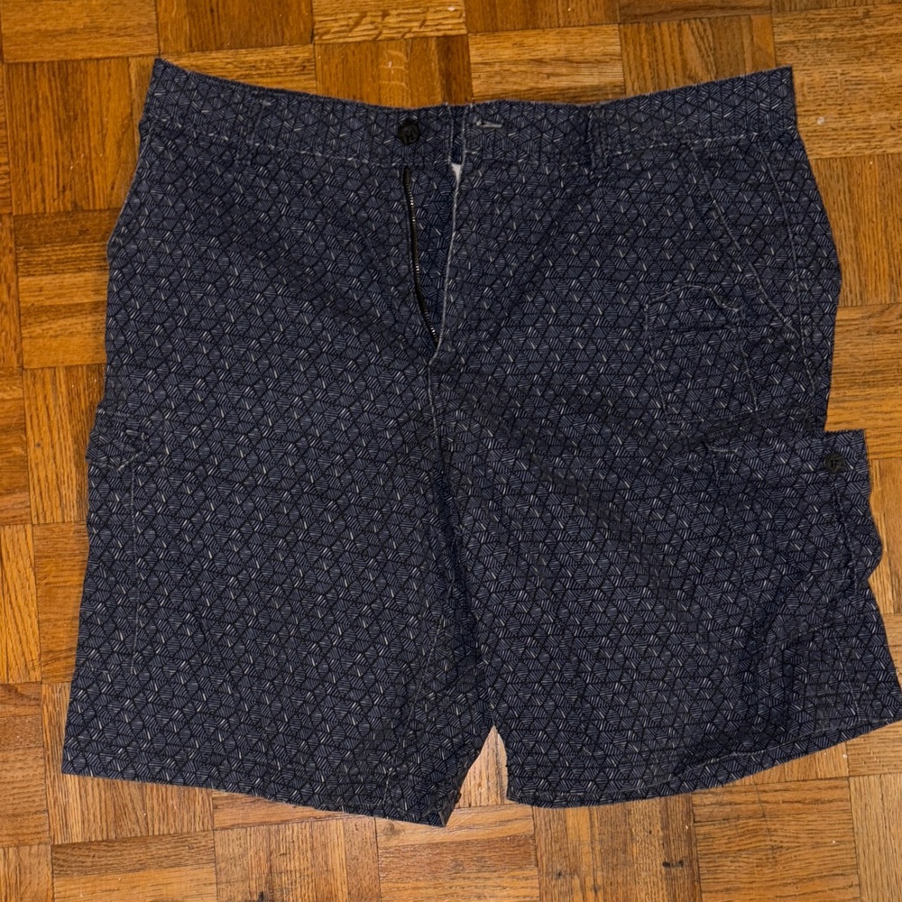 Basic Editions Men's Navy Cargo Shorts